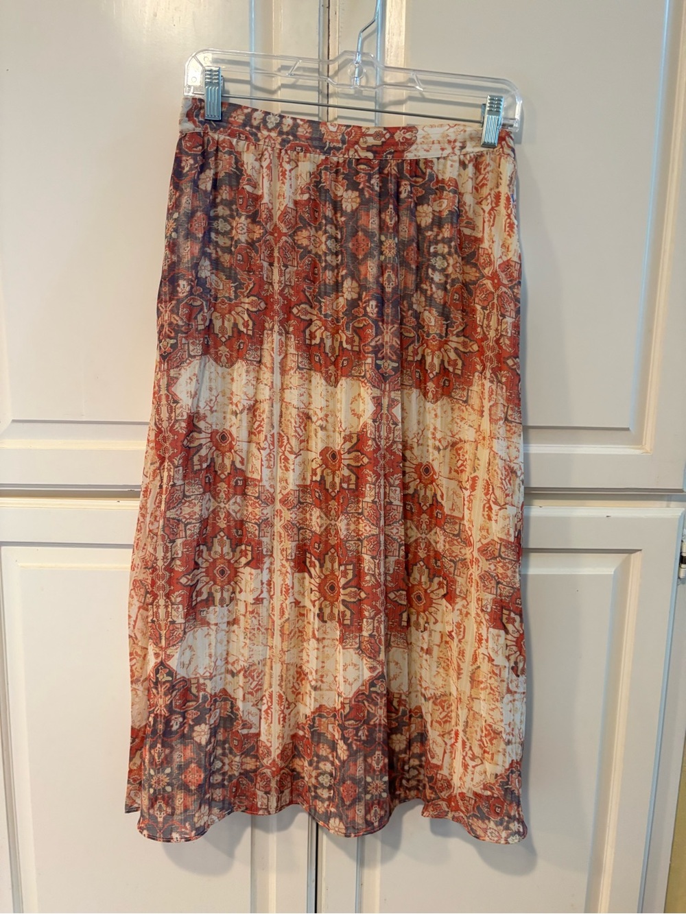 Anthropologie Akemi and Kin pleated Laurel Canyon midi skirt. Small. NWT - Picture 4 of 12
